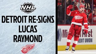 Detroit Red Wings reach deal with RFA Lucas Raymond [upl. by Amalbergas]