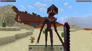 Bedrock Cave Dweller ADDON in Minecraft PE [upl. by Htiel]