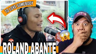 Roland Bunot Abante covers quotTo Love Somebodyquot Reaction [upl. by Yarahs]