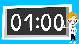 One Minute Countdown Timer for Kids  1 Minute Timer  One Minute Clock  Stop Clock  Time [upl. by Omle752]