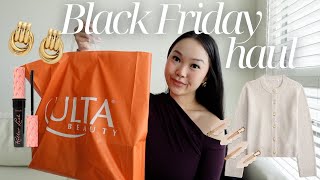 HUGE BLACK FRIDAY HAUL 2024  Ulta Alo Yoga Abercrombie amp more [upl. by Anavoj]