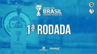 COPA DO BRASIL CATEGORIA DE BASE 2024  2ª RODADA CAMPO 1 [upl. by Ayotol]