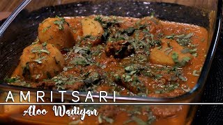 Learn How To make Amritsari Aloo Wadiyan  Amritsari Aloo Wadiyan  Punjabi Food Recipe  Cook Book [upl. by Algernon]