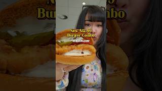 Texas Chickens new burger food loveburgers burgerslovers burger burgerlicious [upl. by Airotkciv91]