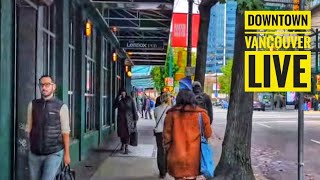 Vancouver Live 🇨🇦  Olympic Village  Chinatown  Downtown October 1 2024 Vertical Stream [upl. by Celine]