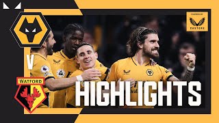 Neves STUNNER in big win  Wolves 40 Watford  Highlights [upl. by Zelikow]