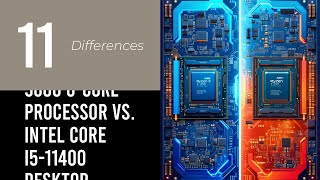 AMD Ryzen 5 5600 6Core Processor Vs Intel Core I511400 Desktop Processor [upl. by Lederer]