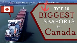 Top Ten Biggest Seaports In Canada [upl. by Entirb]