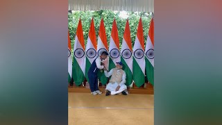 Javelin thrower Navdeep Singhs gesture wins PM Modis heart ❤️ [upl. by Dloniger615]