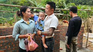 The CEO Helps Thuy Build an Outdoor Bathroom and Has a Warm Meal With The Construction Workers [upl. by Cyrilla835]