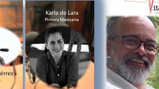 KARLA DE LARA PINTORA MEXICANA CON CARLOS BERMUDEZ EN VIVO [upl. by Letrice401]