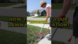 How to know if your lawn needs aeration shorts [upl. by Aisyle]