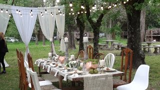 Sociedad Creativa  Mesa para los novios al aire libre  Argenprop ART y DECO [upl. by Enirod]