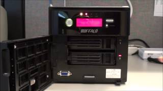 BUFFALO TeraStation  Hot Swap Hard Drive Replacement and RAID Array Rebuilding [upl. by Entirb745]