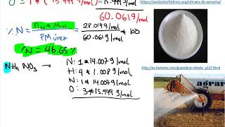 Termoquimica Cálculo de nitrogenación del suelo con fertilizantes [upl. by Atinot]