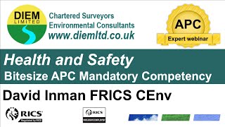 Health and Safety Bitesize APC Mandatory Competency APC Expert Webinar [upl. by Herbert]