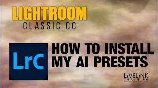 How to install my AI Presets [upl. by Aramenta]