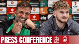 Jürgen Klopp amp Harvey Elliott  Europa League press conference  Liverpool vs Atalanta [upl. by Irene16]