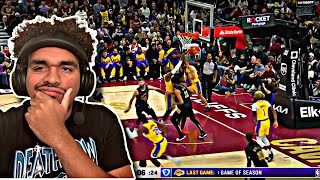 LAKERS IS PLAYING DOO DOO GARGBAGE Certified RN Reacts to LAKERS vs KINGS [upl. by Fahey501]