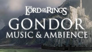 Lord of the Rings Music amp Ambience  Gondor  Morning Rain and Thunder at Minas Tirith [upl. by Vento419]