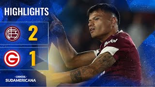 LANÚS vs DEPORTIVO GARCILASO  HIGHLIGHTS  CONMEBOL SUDAMERICANA 2024 [upl. by Ginzburg]