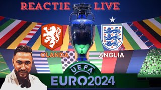 Reactie LIVE  Olanda Anglia  EURO 2024 [upl. by Itak]