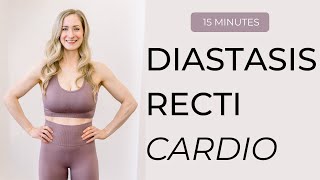 Diastasis Recti Cardio Workout  low impact  safe for diastasis recti Csection [upl. by Rima]