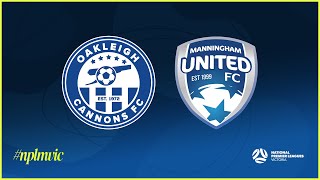 2024 NPLMVIC Round 1 Oakleigh Cannons FC v Manningham United Blues FC [upl. by Ierna580]