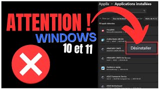 L ERREUR que vous faites ASSURÉMENT sur Windows 10 ou 11 [upl. by Convery]