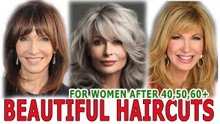 HAIRCUT FOR WOMEN AFTER 40 Haircuts for medium length [upl. by Atinad]