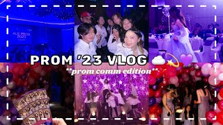 A LEVEL PROM 23 VLOG ☁️💫💜 prom comm edition [upl. by Ardaid]