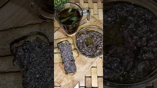 olive tapenade recipe  healthy snack  black olive paste 🫒💚 [upl. by Gyatt312]