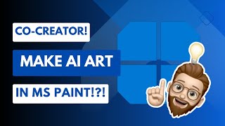 Unleash Your AI Creativity with Cocreator in Microsoft Paint [upl. by Ahsauqram]