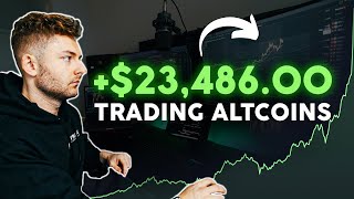 Crypto Day Trading  How I Made 23000 in 1 day 100x Strategies [upl. by Ennirok]