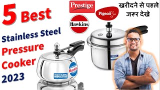 Top 5 Best Pressure Cooker in India for Kitchen 2023 ✨ Aluminium vs Stainless Steel Pressure Cooker [upl. by Ahseniuq]