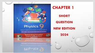 Class 9 physics chapter 1 short response QuestionsNational book foundation 2024Federal board [upl. by Sanez]