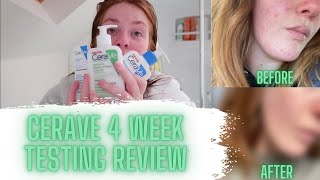 UPDATED SKINCARE ROUTINE  4 WEEK REVIEW amp HONEST OPINIONS OF CERAVE  KERRY HODGSON [upl. by Ertnod]