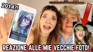 REAZIONE ALLE FOTO DEL MIO PERIODO RIBELLE CON MIA MAMMA cringe ♕ [upl. by Mathias]