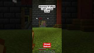 How make Slowness potion minecraft bedrock 120 [upl. by Nnylassej]