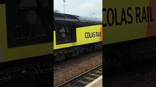 Thursday 15th October 2015 Colas Rail 60085 at Westbury [upl. by Elsi]