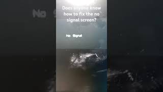 How to fix the No signal screen computer pc pcgaming [upl. by Thanasi]