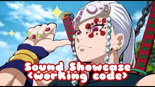 UpdatedNew Code Sound Breathing Showcase  Wisteria demon slayer [upl. by Anauqcaj45]