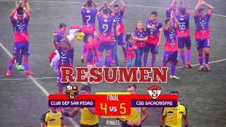 SACACHISPAS A SEMIFINALES San Pedro vs Sacachispas 45 RESUMEN COMPLETO DE LOS PENALES 4tos [upl. by Gipson]