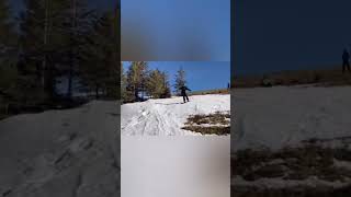 No Skill 🤕Snowboard fail [upl. by Pahl]