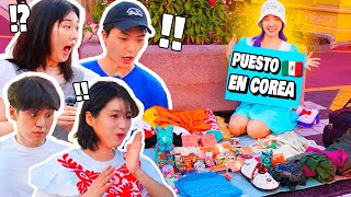 Puse PUESTO de ARTESANÍA MEXICANA en COREA y ESO PASÓ PT2 l Chingu Amiga [upl. by Etnwahs]