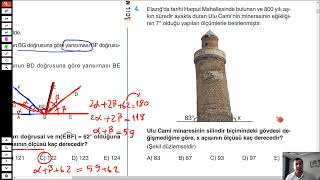 4ACİL YAYINLARI GEOMETRİNİN İLACI Doğruda Açılar Test 4 [upl. by Kronick463]