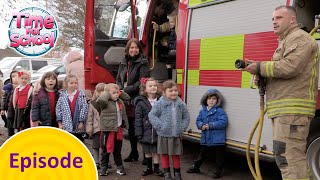 Firefighters amp Fireworks  Time For School FULL EPISODE [upl. by Burkle]