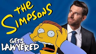 Real Lawyer Reacts to The Simpsons Itchy amp Scratchy Trial [upl. by Cressy]