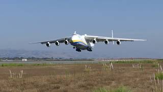 AN225 Landing Oakland Intl Airport [upl. by Hertha616]