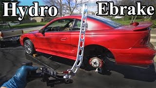 How to Install a Hydro Ebrake Hydraulic E brake [upl. by Aitnohs]